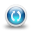 Glossy 3d blue orbs2 053 Icon 32x32px