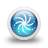 glossy 3d blue orbs2 110 icon