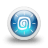 glossy 3d blue orbs2 114 icon