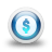 glossy 3d blue orbs2 137 icon