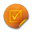 Orange sticker badges 044 Icon 32x32px