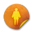 orange sticker badges 065 icon