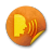 orange sticker badges 069 icon