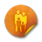 orange sticker badges 086 icon