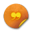 orange sticker badges 091 icon