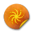 orange sticker badges 110 icon