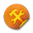 orange sticker badges 142 icon