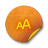 orange sticker badges 173 icon