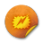 orange sticker badges 193 icon