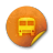 orange sticker badges 215 icon