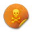 orange sticker badges 283 icon
