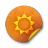 orange sticker badges 295 icon