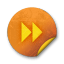 Orange sticker badges 056 Icon 64x64px