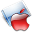 Apple strawberry Icon 32x32px