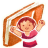 Red user icon