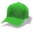 Hat baseball green icon