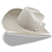 Hat cowboy white icon