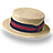 Hat straw derby icon