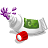 toothpaste monster icon