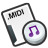 midi sequence icon