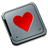 folder burned love icon