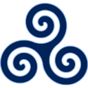 Blue Triskele Icon