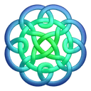 Bluegreen circleknot Icon