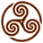 Brown Wheeled Triskelion 1 icon