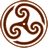 Brown Wheeled Triskelion 2 icon