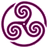 Mauve Wheeled Triskelion 1 icon