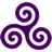 Purple Triskele icon