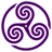 Purple Wheeled Triskelion 1 icon