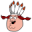 Peter Griffin Indian head Icon 32x32px
