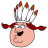 Peter Griffin Indian head icon
