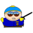 Cartman Cop icon