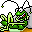 Grass hopper icon