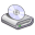 Hardware CD ROM Icon 32x32px