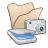 folder beige scanners cameras icon