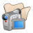 folder beige videos icon