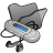 folder black mymusic icon