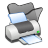 folder black printer icon