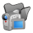 folder black videos icon