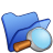 folder blue explorer icon