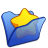 folder blue favourite icon