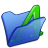 folder blue font1 icon
