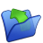 folder blue parent icon