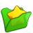 folder green favourite icon