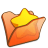 folder orange favourite icon