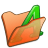 folder orange font1 icon
