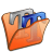 folder orange font2 icon
